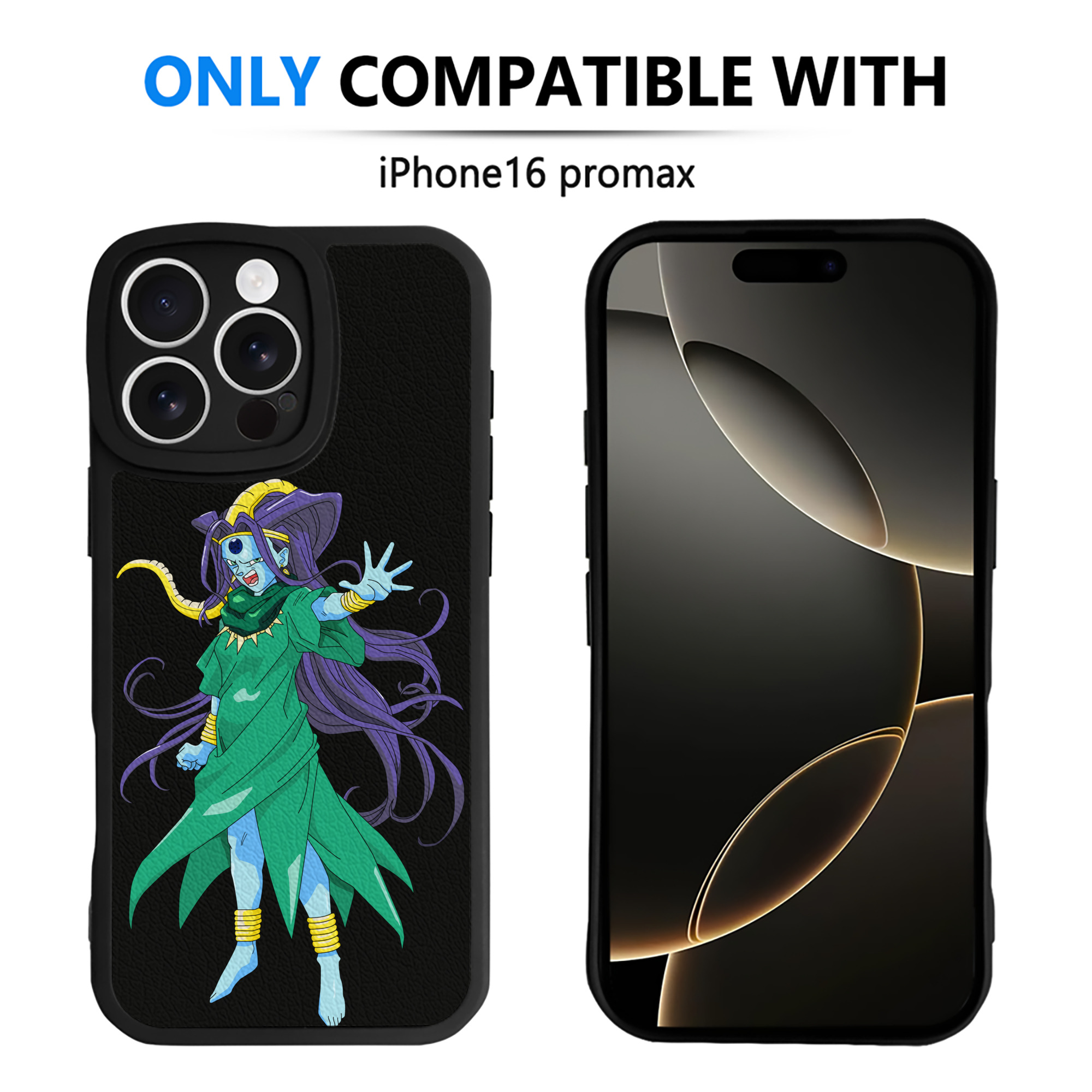 （画像用） ドラゴンボール DRAGON BALL 【iPhone 16シリーズ対応】シリコンスマホケース（レザー調） 材質：シリコン